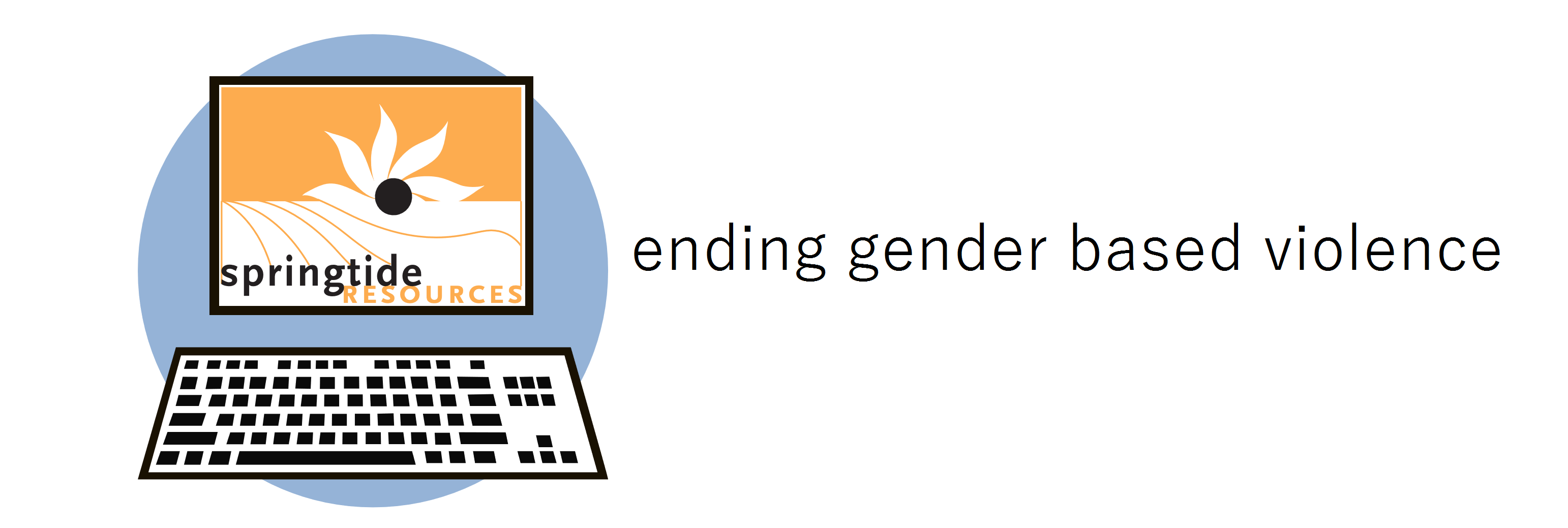 Springtide Resources logo - ending gender based violence